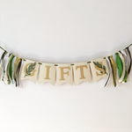 Greenery Banner Green Gold Wedding Cards Banner Bridal Shower