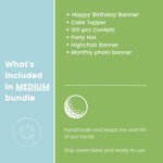 Golf 1st Birthday Party Bundle - Boy Hole in One Birthday Decorations