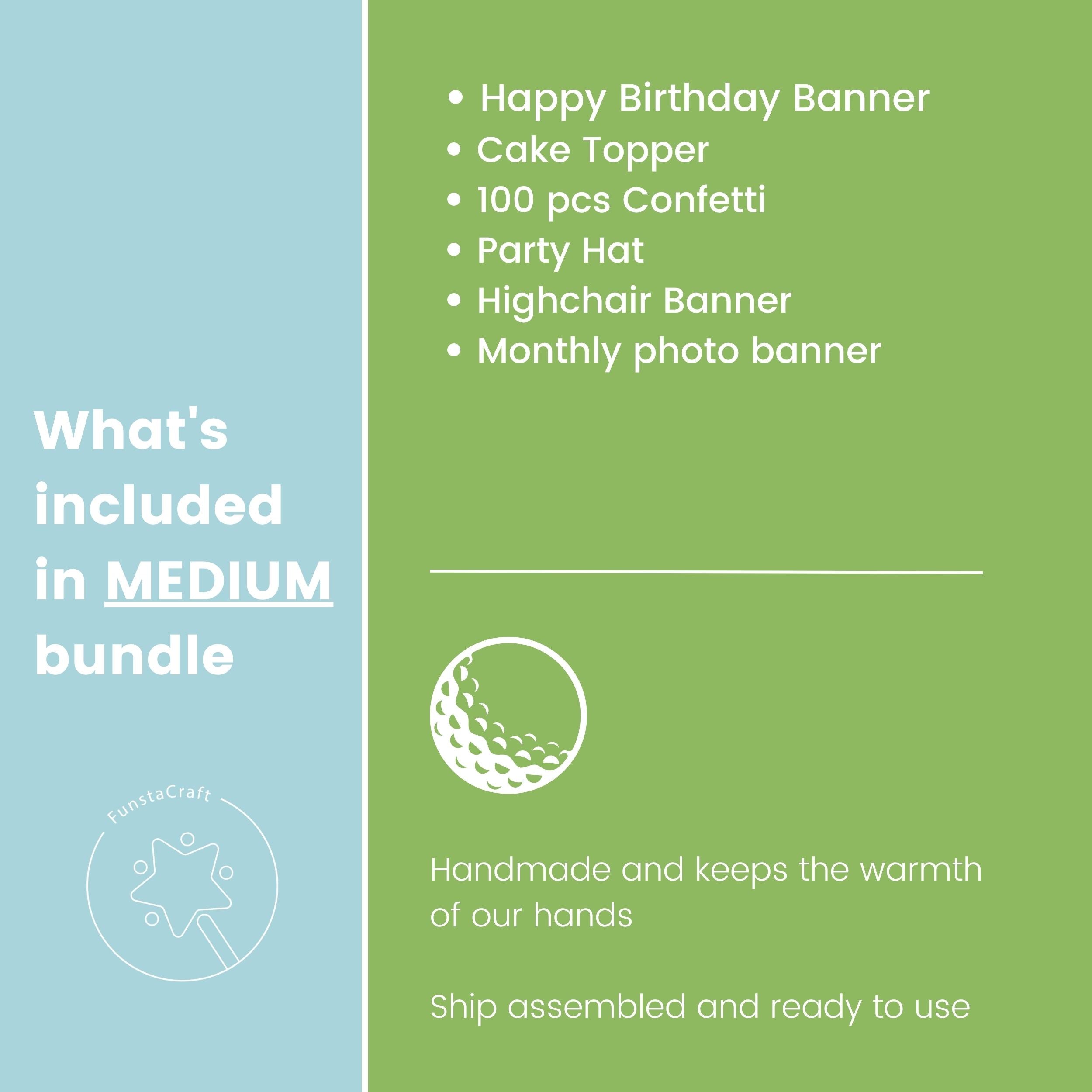 Golf 1st Birthday Party Bundle - Boy Hole in One Birthday Decorations