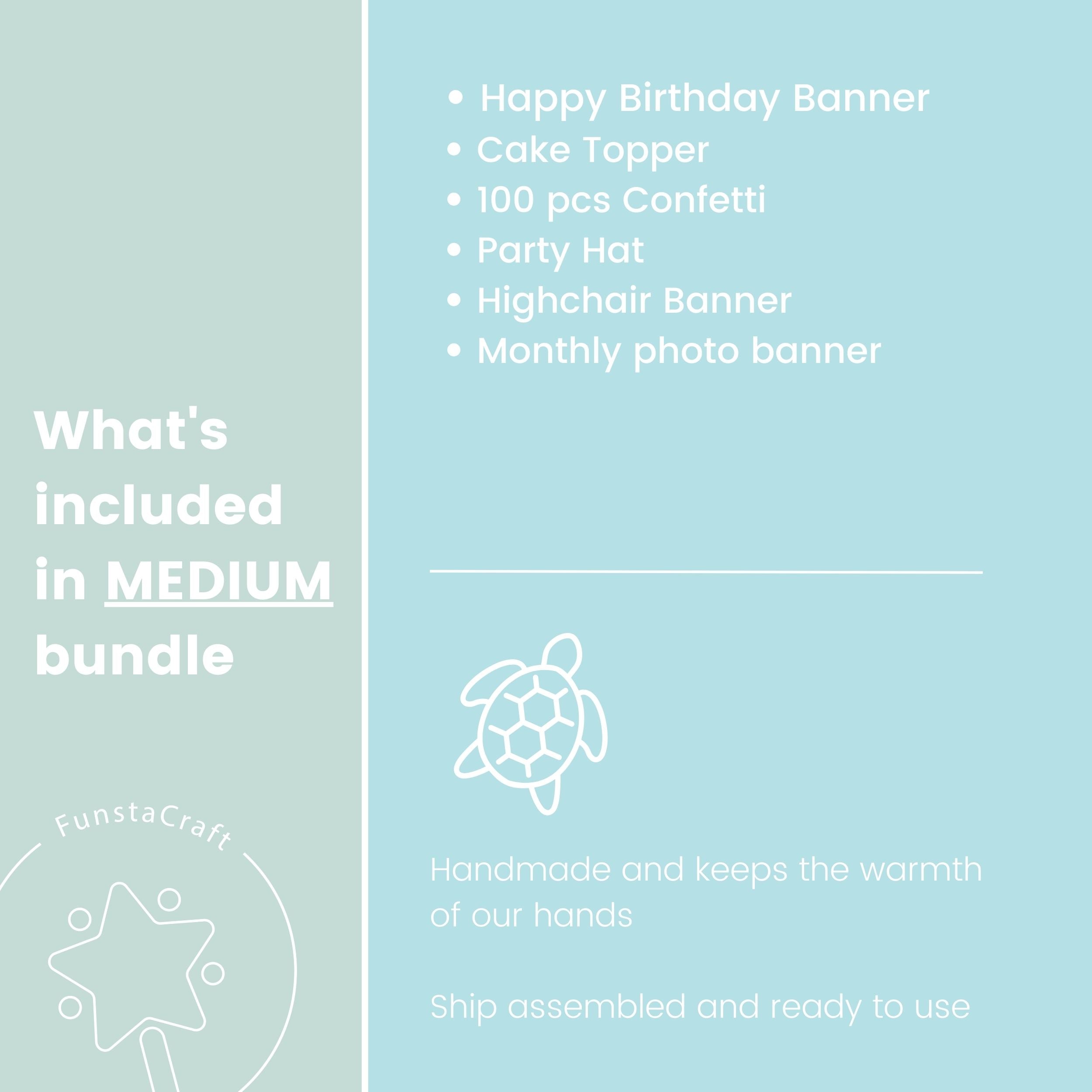 Sea Turtle Birthday Party Bundle - Ocean Party Supplies