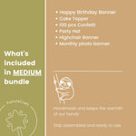 Sloth 1st Birthday Decorations Bundle