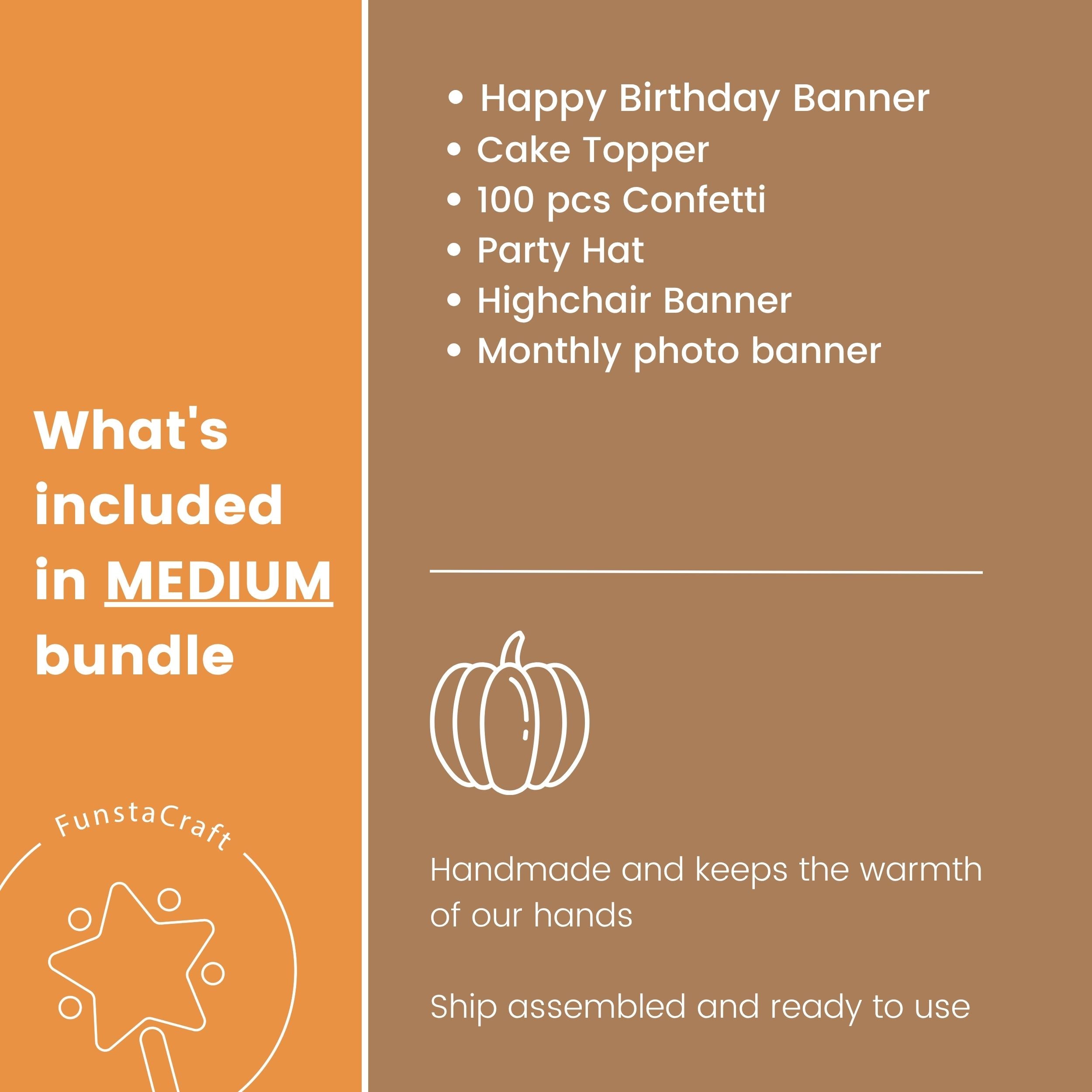 Little Pumpkin Boy 1st Birthday Decorations - Fall Party Supplies