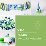 Golf 2nd+ Birthday Party Bundle Golf 2nd+Birthday Decorations Golf theme Let's Par-Tee Time to Par-Tee