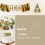 Two Wild Second Birthday Bundle Safari Birthday Decorations Boy 2nd Birthday