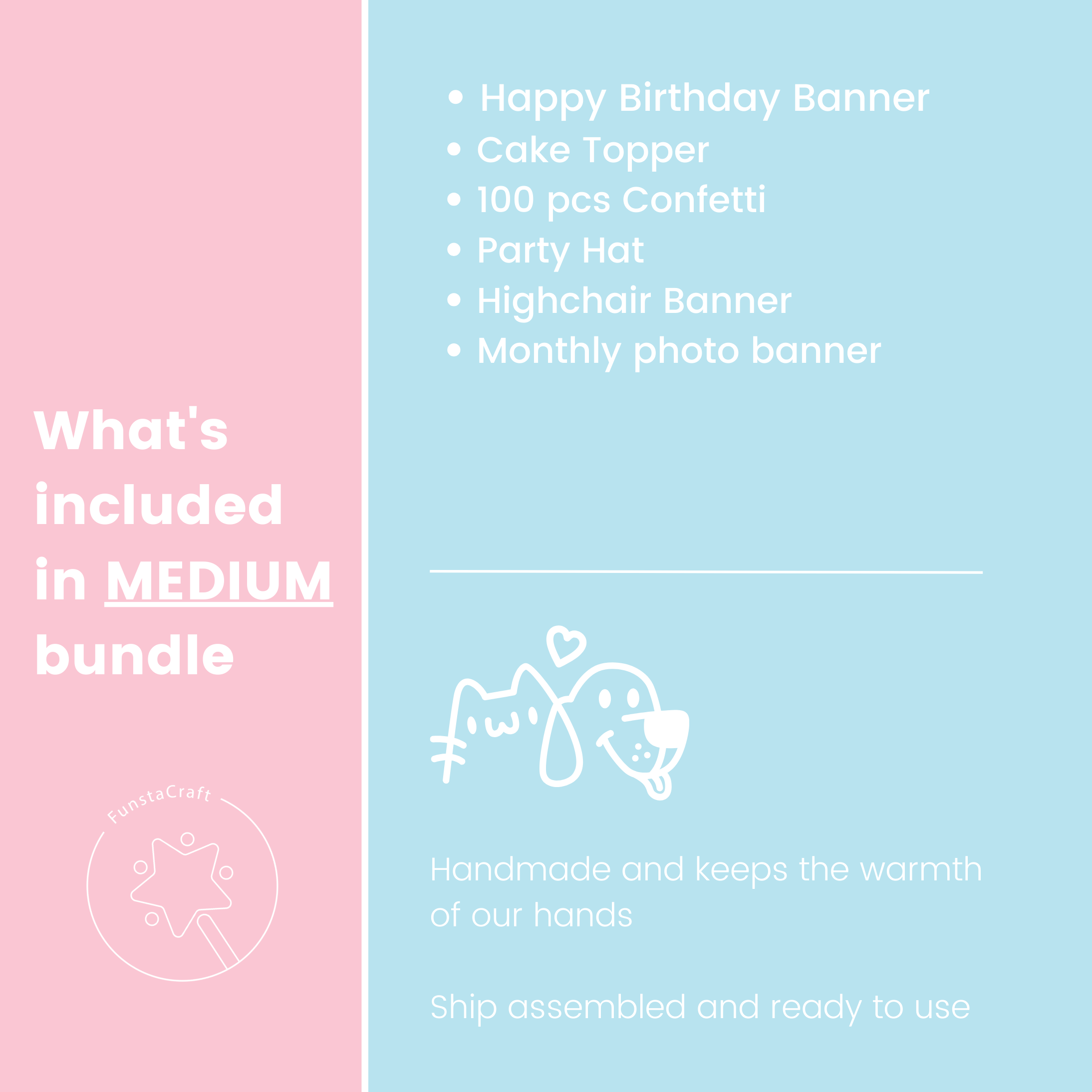 Two Let the Dogs Out, Cat and Dog Birthday Bundle, Kitten Puppy Banner