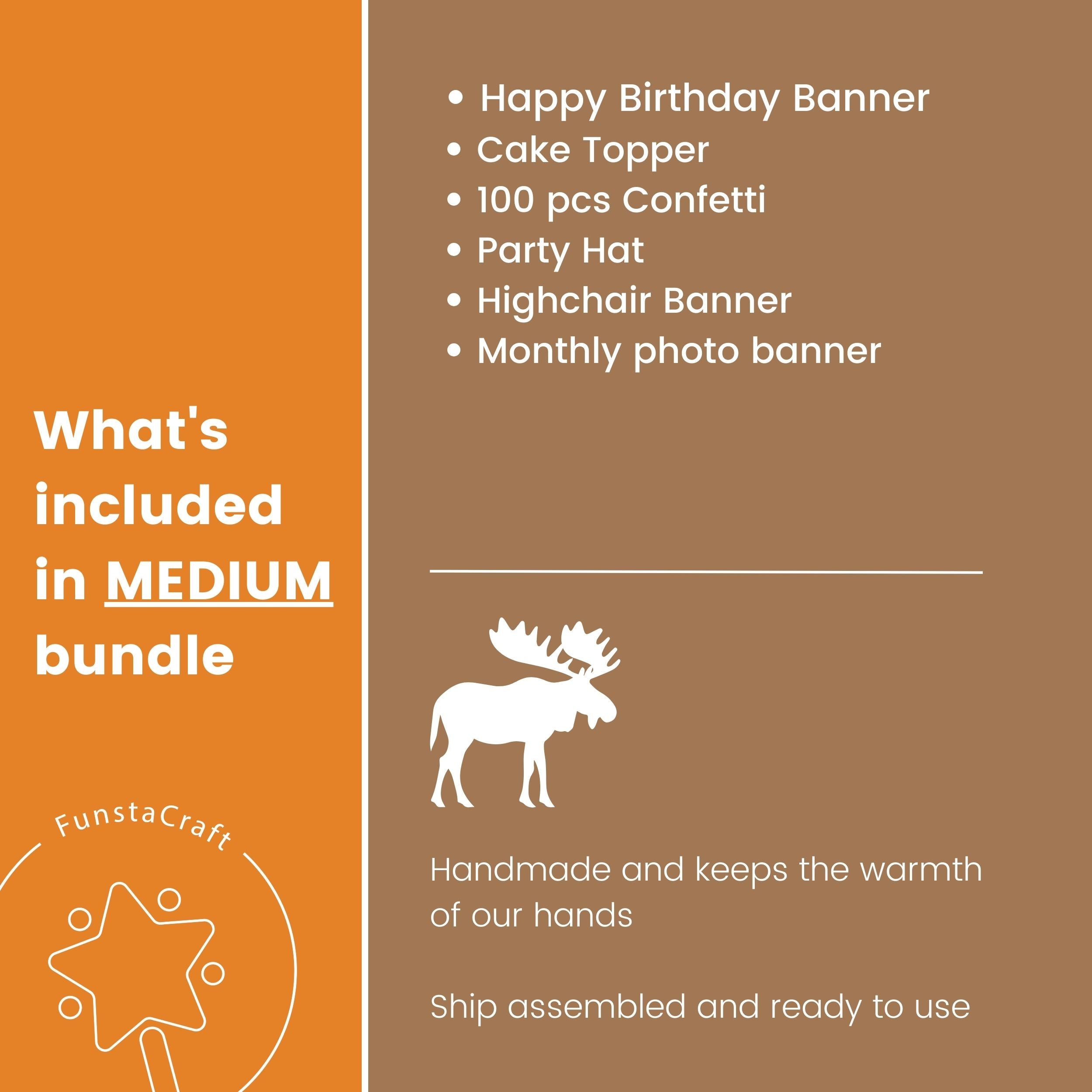 Woodland 1st Birthday Bundle - Forestcore Animals Party Decorations