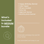 Cactus 1st Birthday Bundle - Desert Fiesta Party Decorations Kit