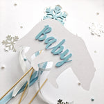 Polar Bear Baby Centerpieces - Winter Wonderland Decor