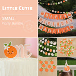 Little Cutie 1st Birthday Party Bundle - Orange Clementine First Birthday