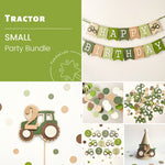 Green Tractor Birthday Party Bundle - Farm Theme Boys Decorations