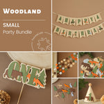 Woodland 1st Birthday Bundle - Forestcore Animals Party Decorations
