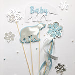 Polar Bear Baby Centerpieces - Winter Wonderland Decor