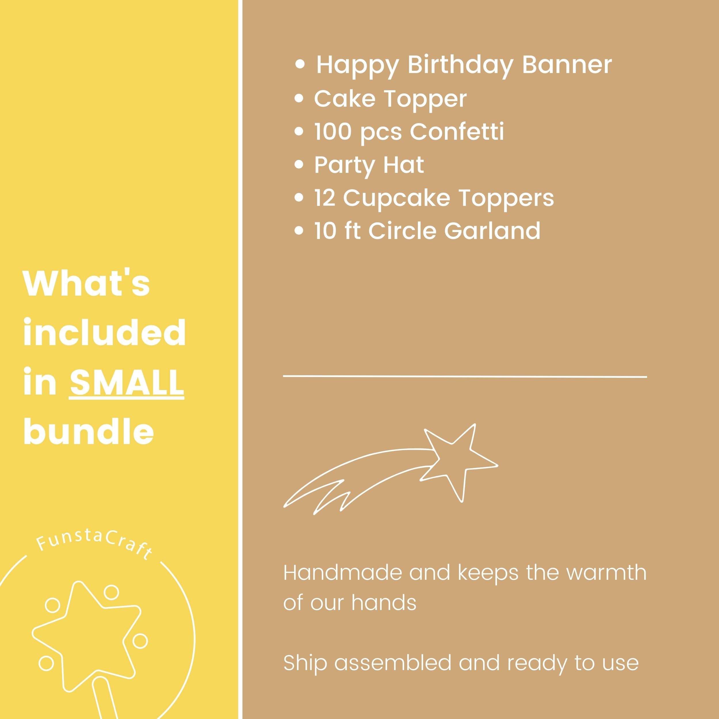 First Trip Around the Sun Birthday Decorations - Space Party Bundle