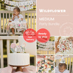 Wildflower Party Decorations 1st Birthday Bundle Wildflower Birthday