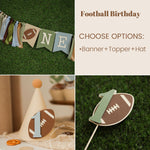 Football Highchair Banner - 1st Year Down Party Decorations