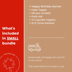Firetruck Birthday Bundle - Little Fireman Party Decorations - Three Alarm Fire Theme
