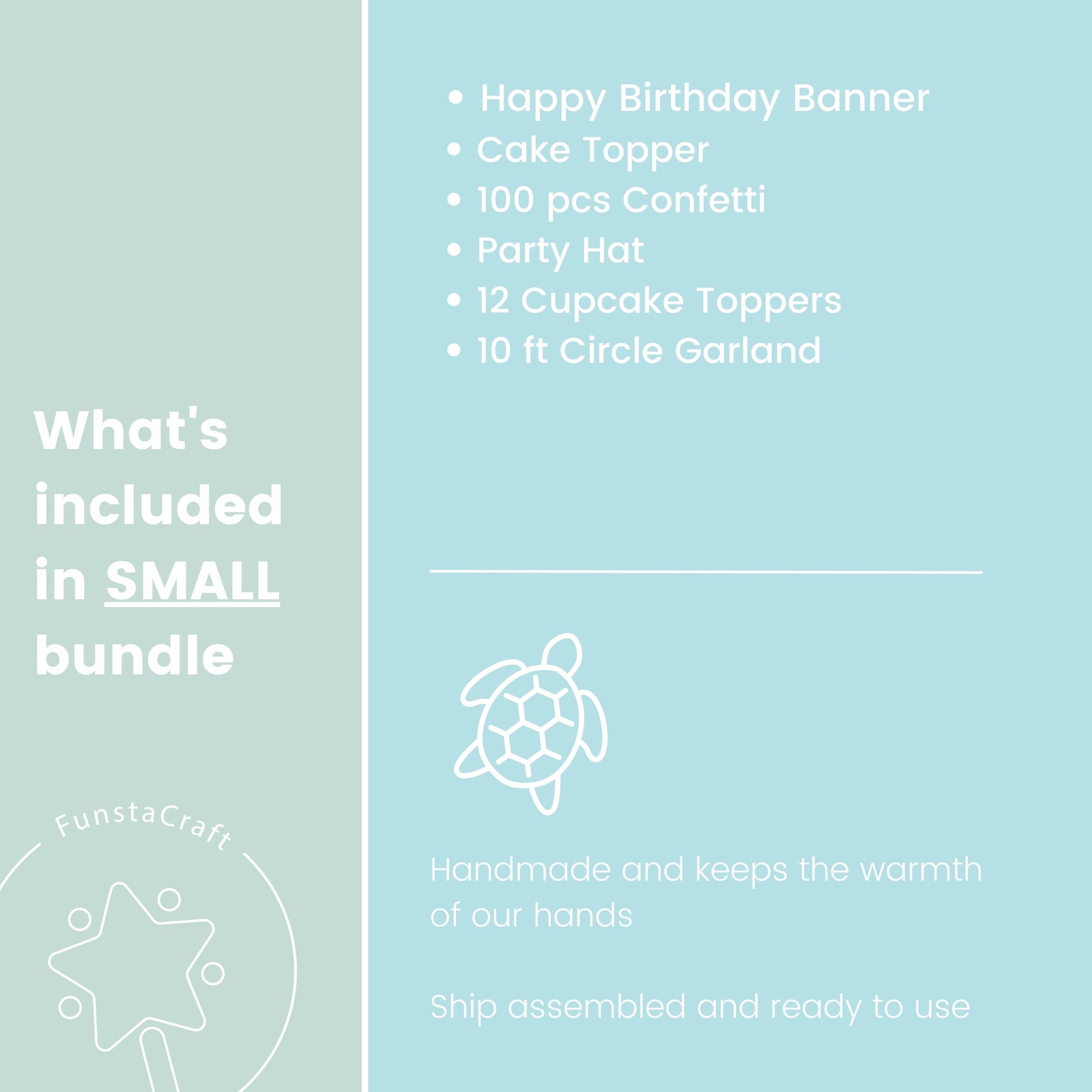 Sea Turtle Birthday Party Bundle - Ocean Party Supplies