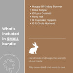 Woodland 1st Birthday Bundle - Forestcore Animals Party Decorations