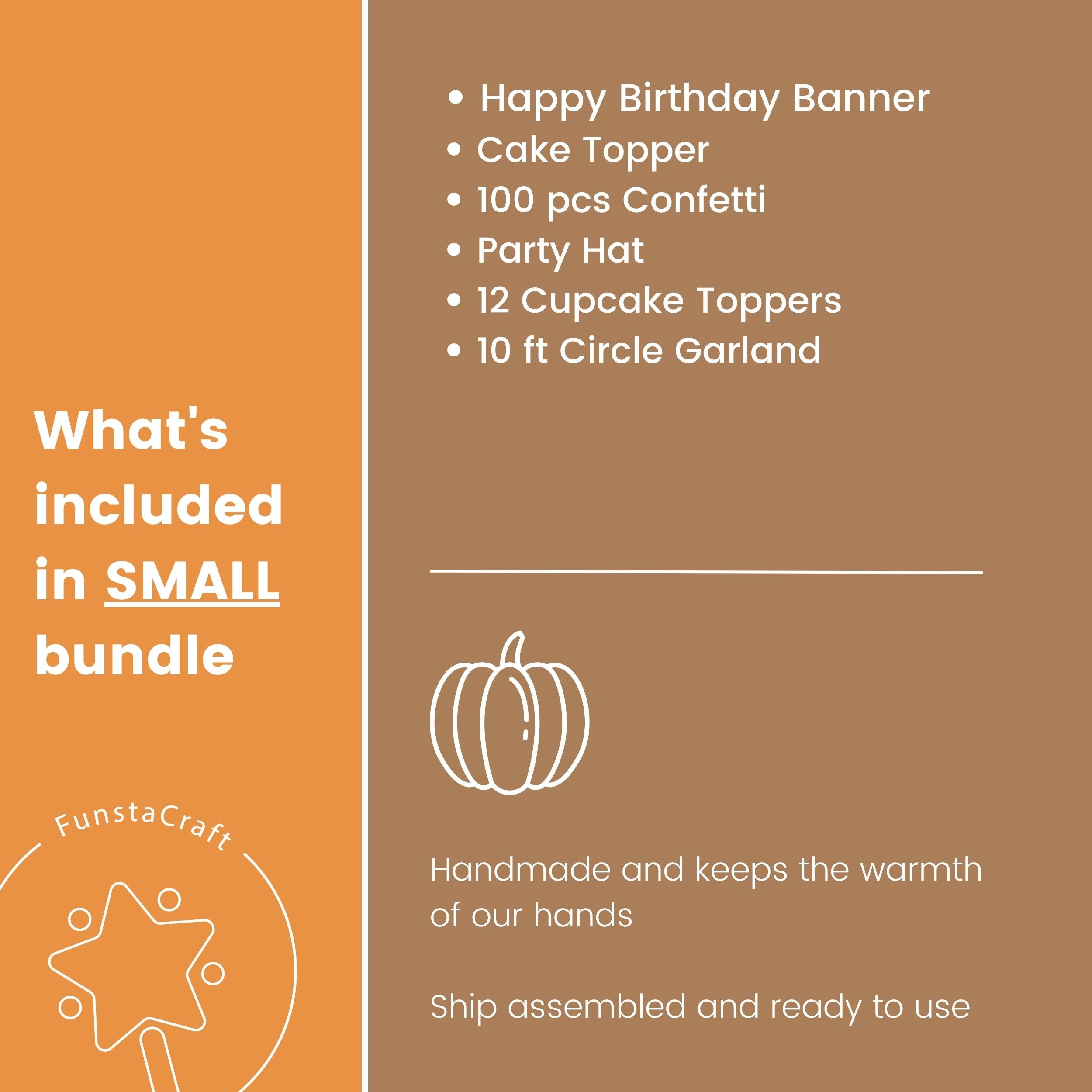 Little Pumpkin Boy 1st Birthday Decorations - Fall Party Supplies