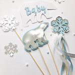 Polar Bear Baby Centerpieces - Winter Wonderland Decor