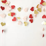 Sweetheart Paper Garland Girl 1st Birthday Our Little Sweetheart Garland 