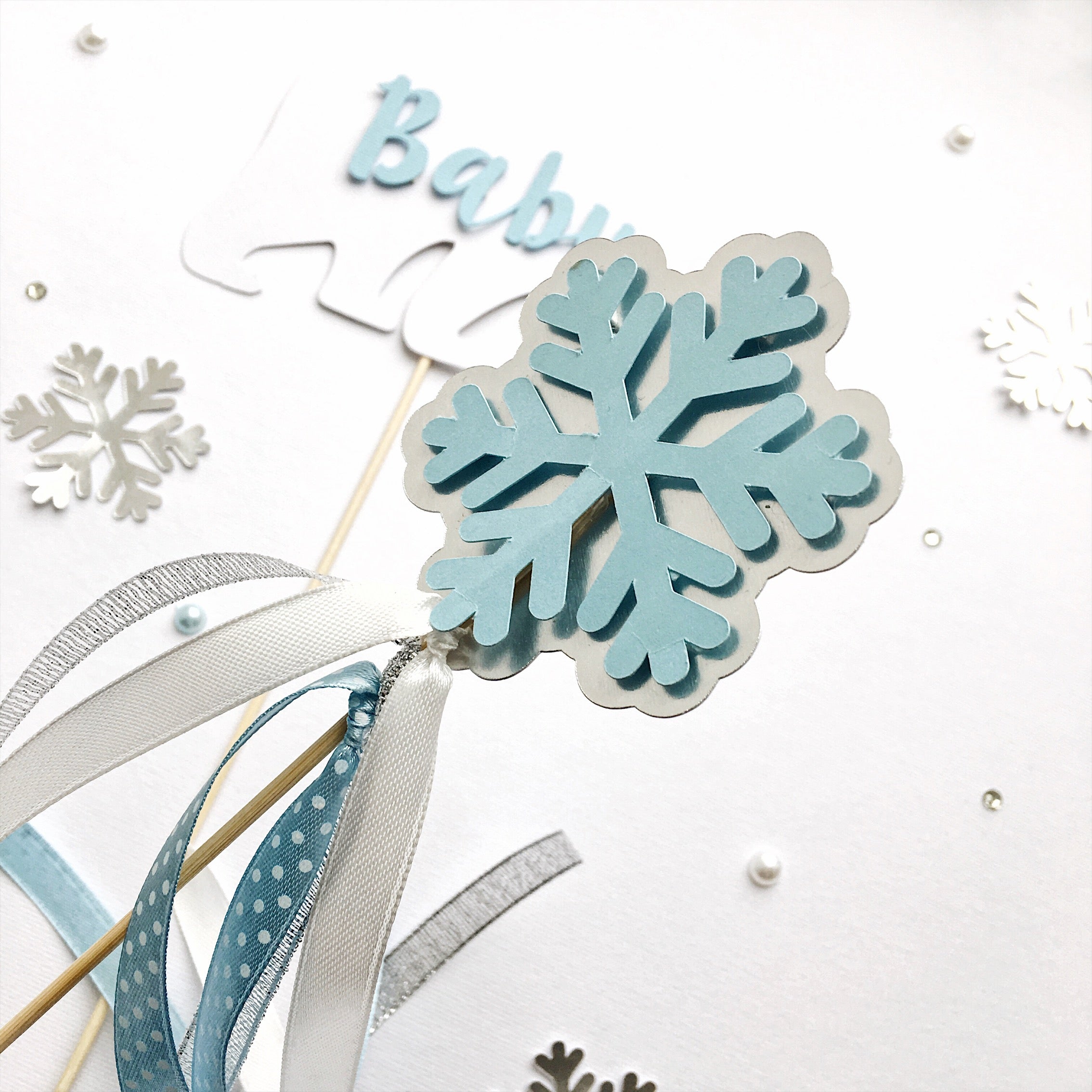 Polar Bear Baby Centerpieces - Winter Wonderland Decor