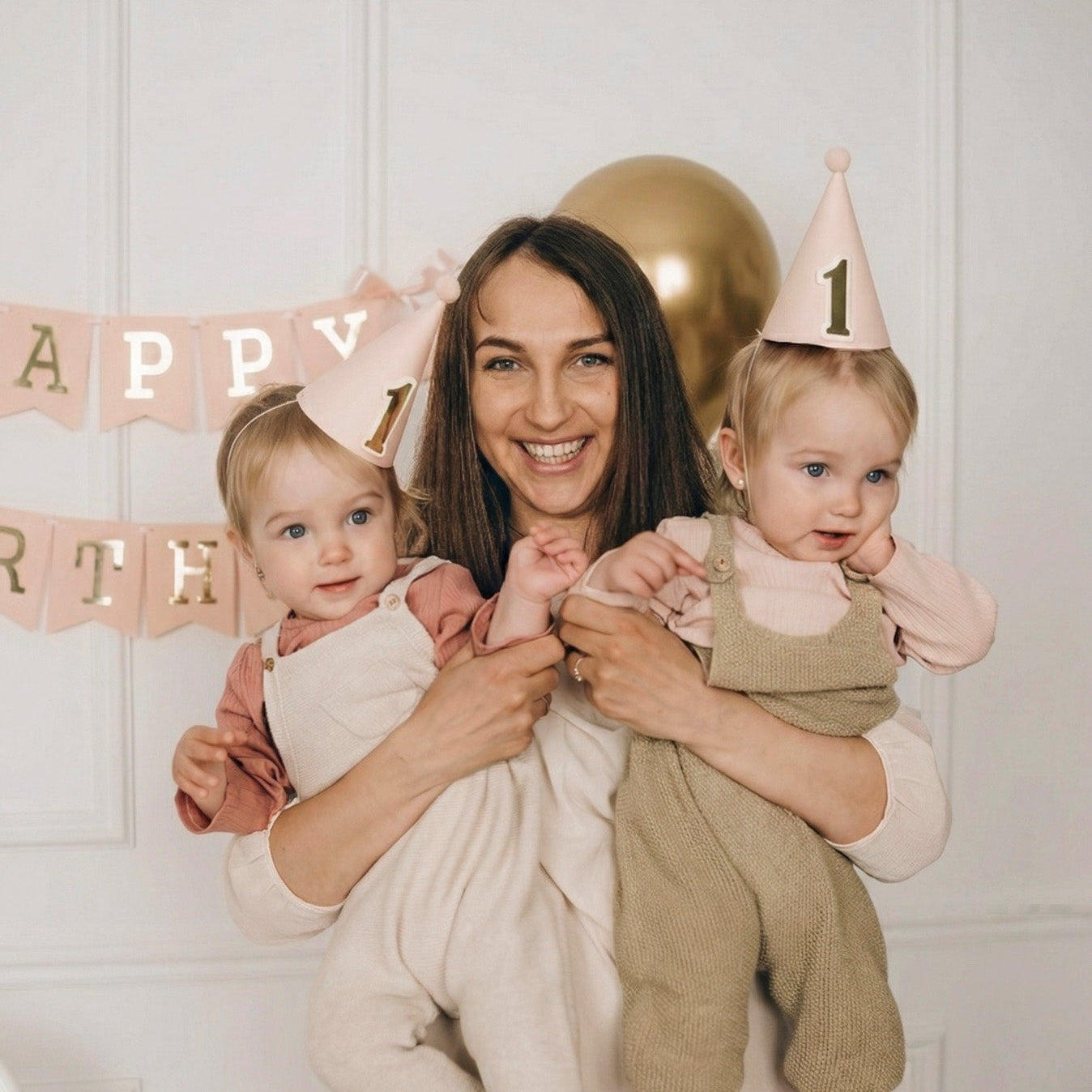 Baby Girl 1st Birthday Decor Party Bundle