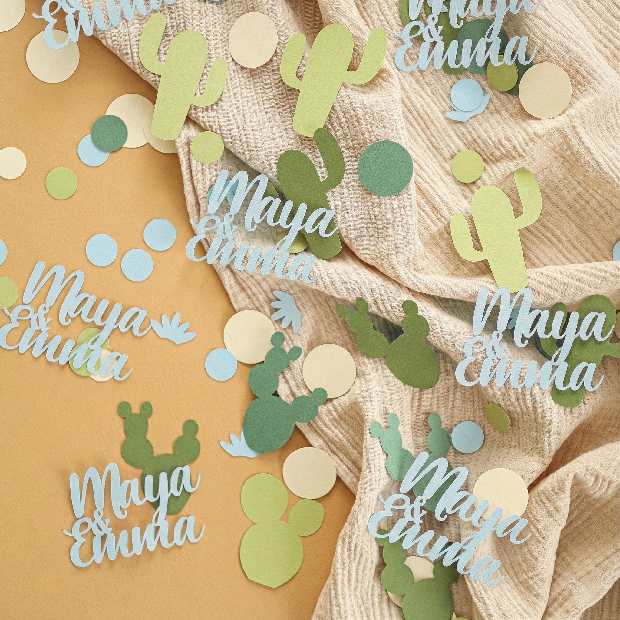 Cactus Confetti - Desert Baby Shower & Prickly Pair Party Decor