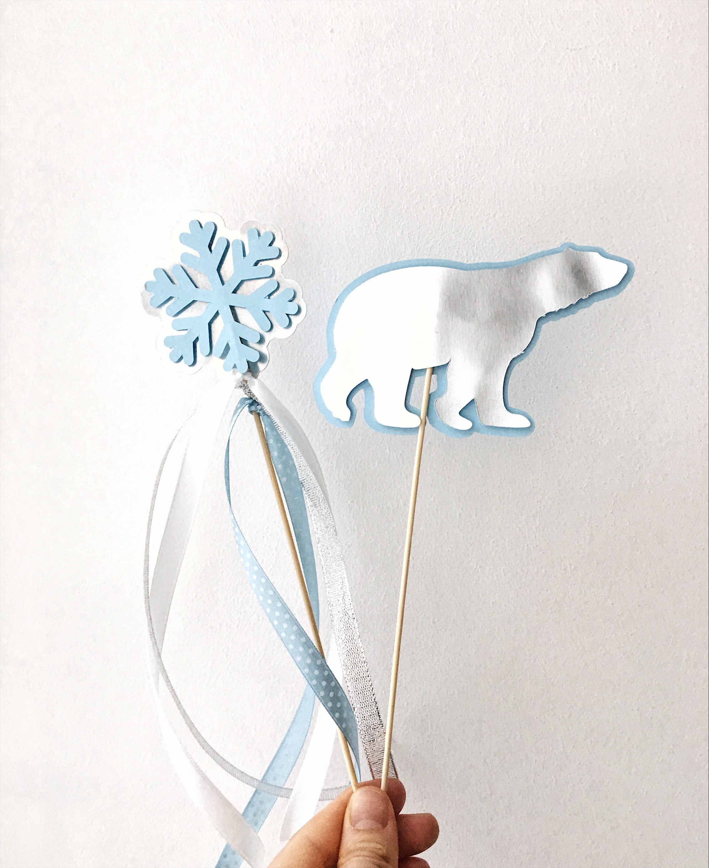 Polar Bear Baby Centerpieces - Winter Wonderland Decor