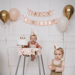 Baby Girl 1st Birthday Decor Party Bundle
