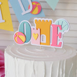 Beach Ball Cake Topper