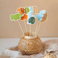 Dinosaur Table Centerpieces - Oneasaurus Birthday