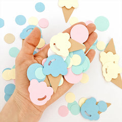 Ice Cream Confetti Ice Cream First Birthday Ice Cream Baby Shower Decorations Ice Cream theme Ice Cream Shoppe Birthday Party Ice cream truck Birthday Party Sweet One Summer Birthday