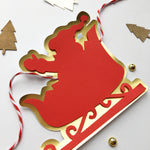 HO-HO-HO Banner - Classic Christmas Holiday Decor & Garland