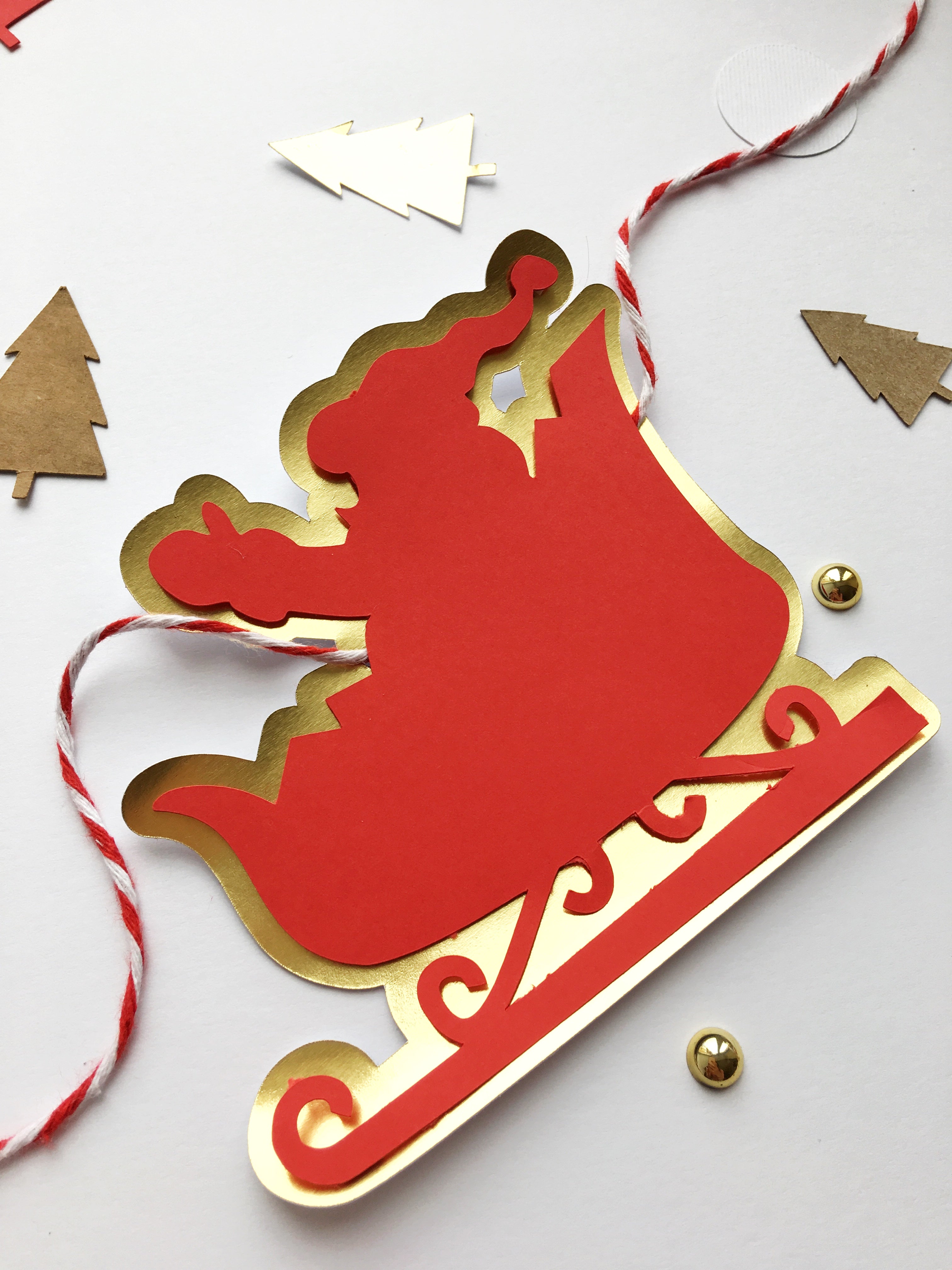 HO-HO-HO Banner - Classic Christmas Holiday Decor & Garland