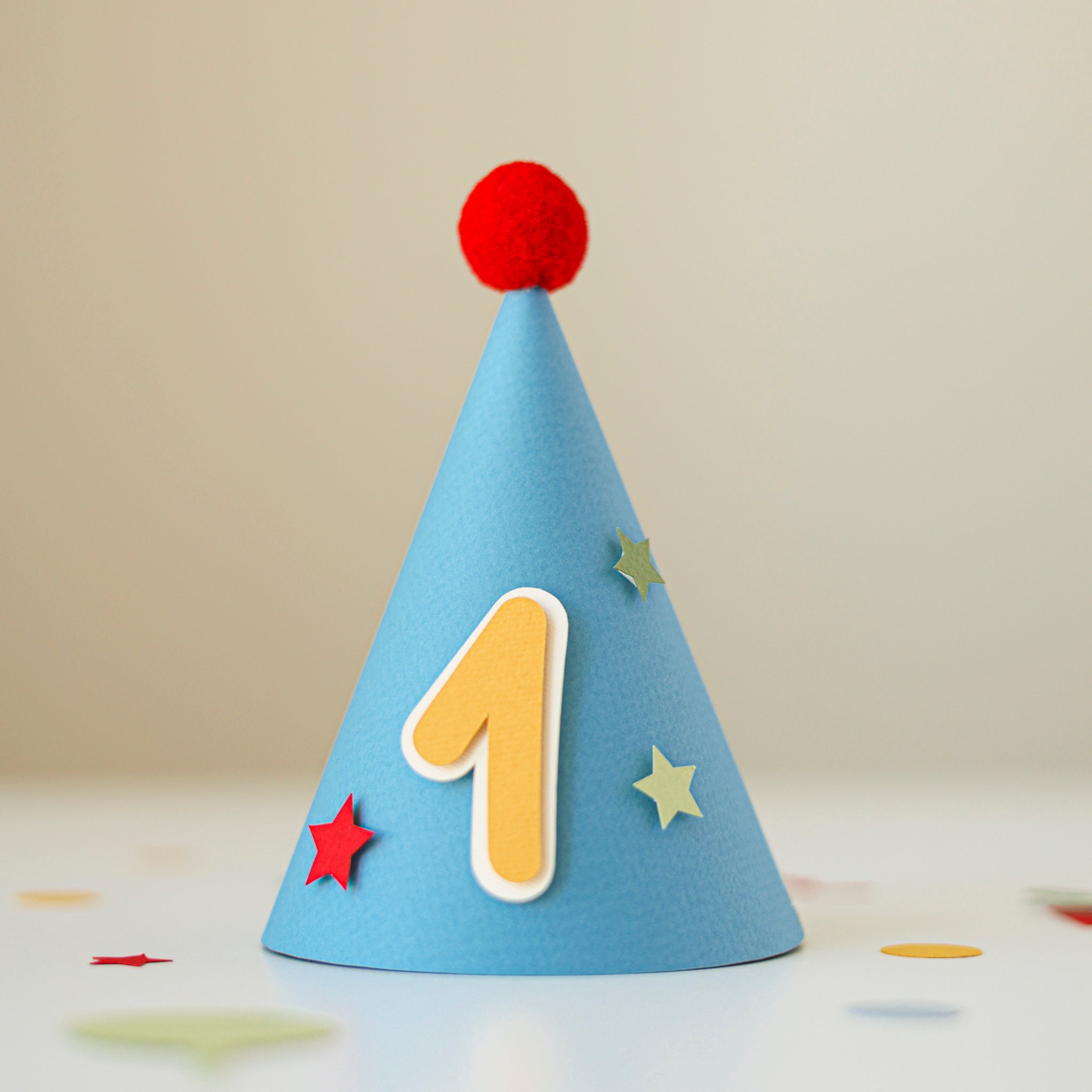 Fun to be One Birthday Hat - Boy Festive Smash Cake Photo Props