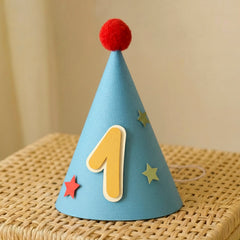 Fun to be One Birthday Hat - Boy Festive Smash Cake Photo Props