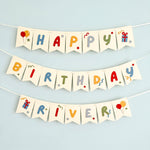 Fun to be One Birthday Banner - Retro Color Party Decorations