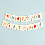 Fun to be One Birthday Banner - Retro Color Party Decorations