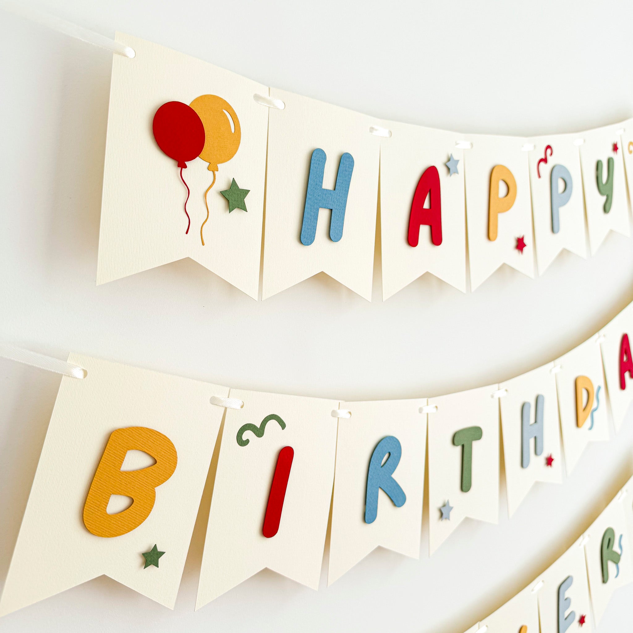 Fun to be One Birthday Banner - Retro Color Party Decorations