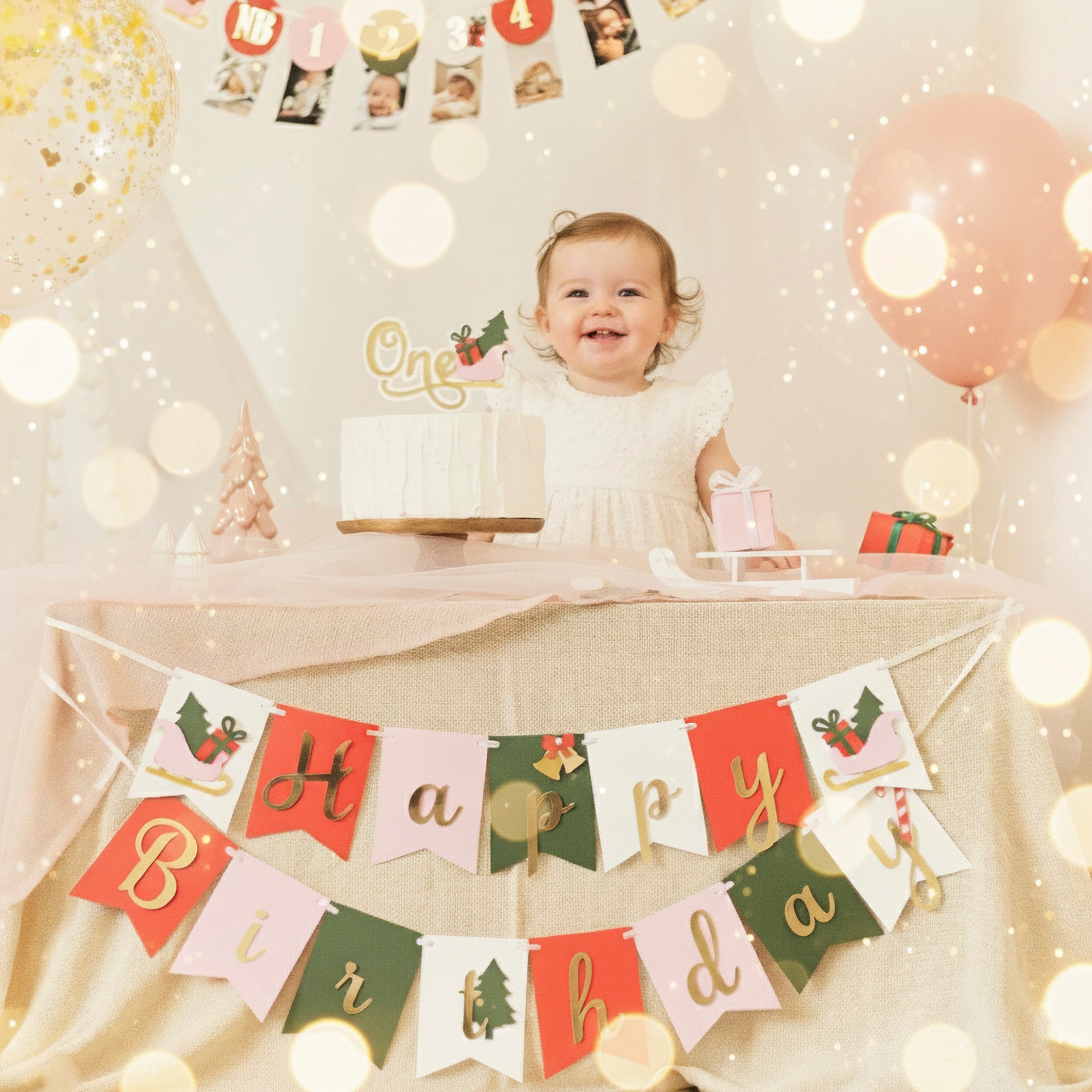 Snow Much Fun to be One Decorations - Christmas 1st Birthday