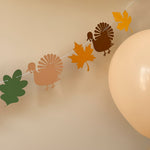 Turkey Garland - Thanksgiving Decorations - Fall Mantel Banner