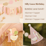 ONE Silly Goose Highchair Banner