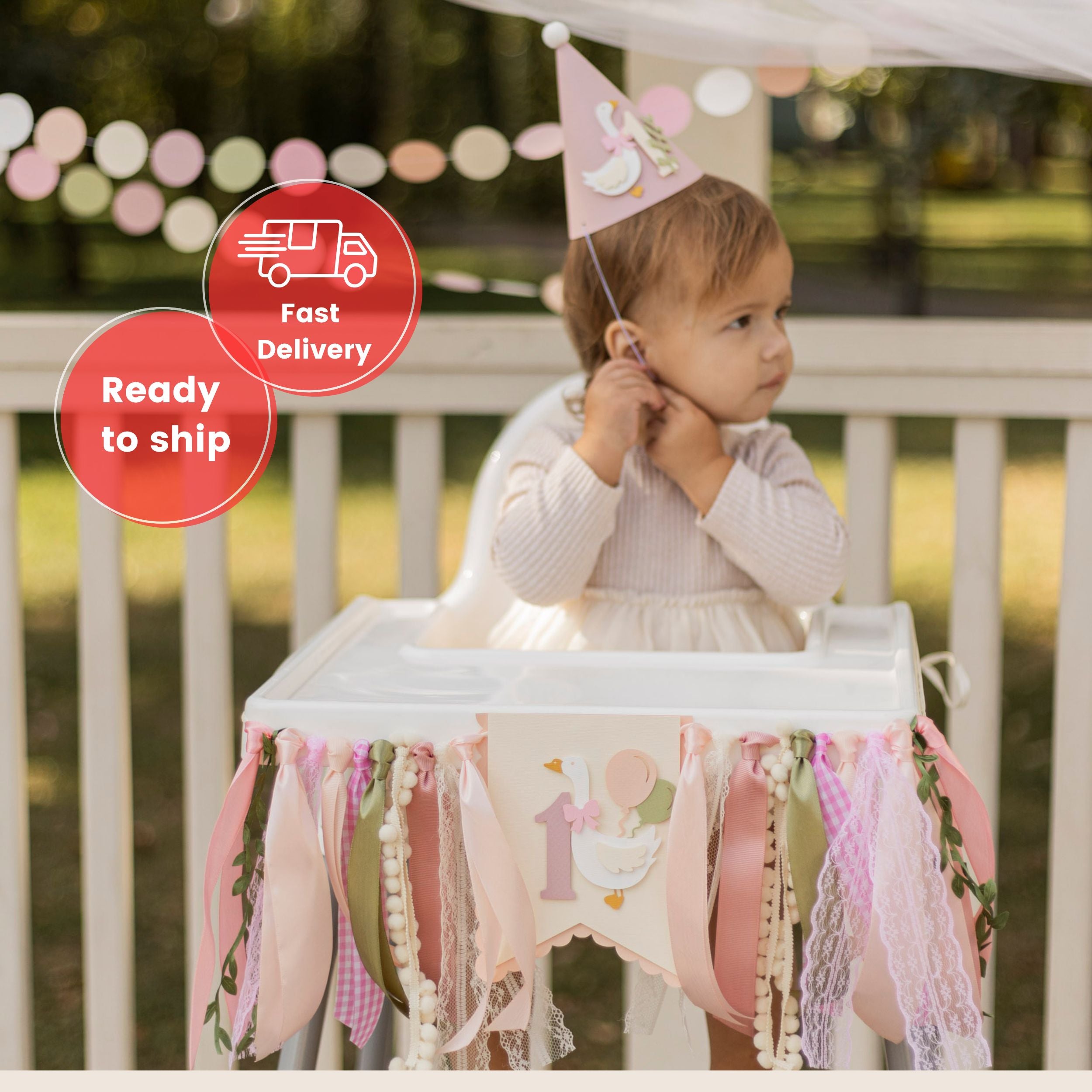 One Silly Goose Highchair Banner Ready To Ship