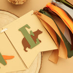 Woodland High Chair Banner - Forest Animals 1st Birthday Decor