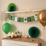 Lucky One First Birthday Banner St.Patric's Themed Birthday  Shamrock theme