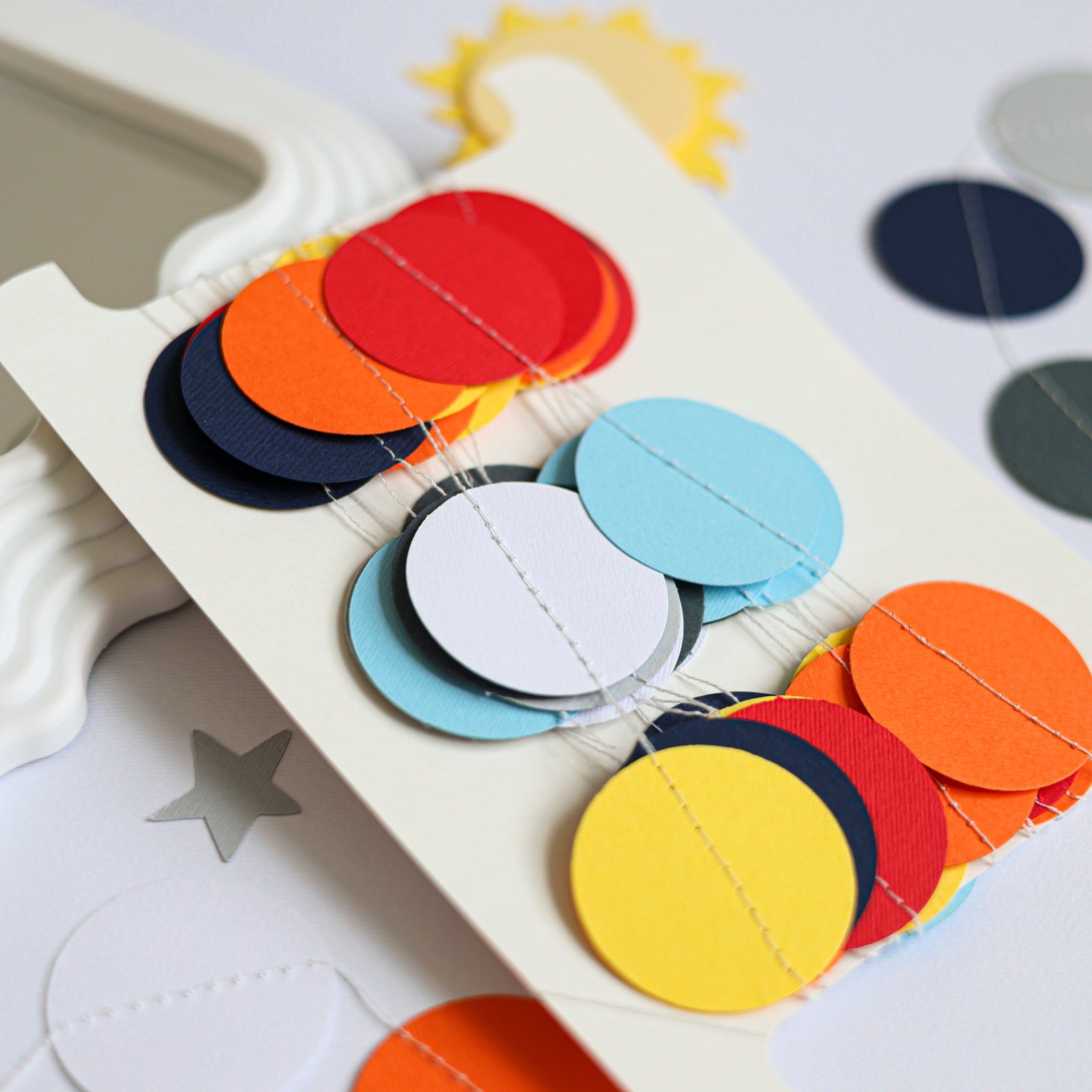 Space Garland - Boy 1st Birthday Decoration