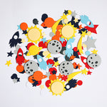 First Trip Around the Sun Space Birthday Confetti