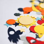 First Trip Around the Sun Space Birthday Confetti