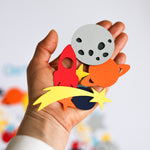 First Trip Around the Sun Space Birthday Confetti